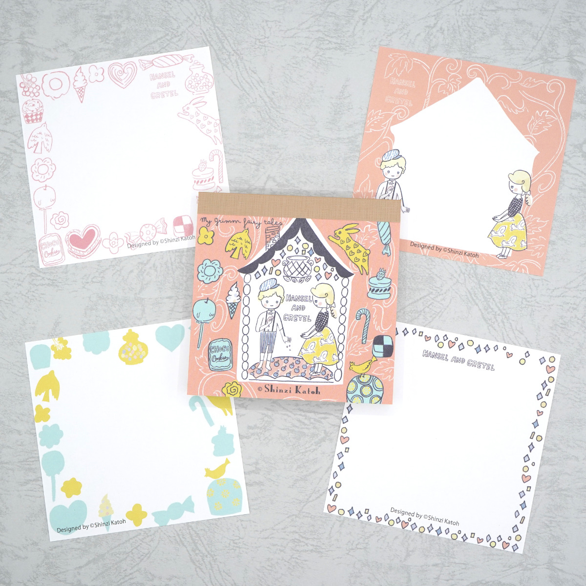 木野瀬印刷　ブロックメモ　グリム童話　ヘンゼルとグレーテルＩＩ