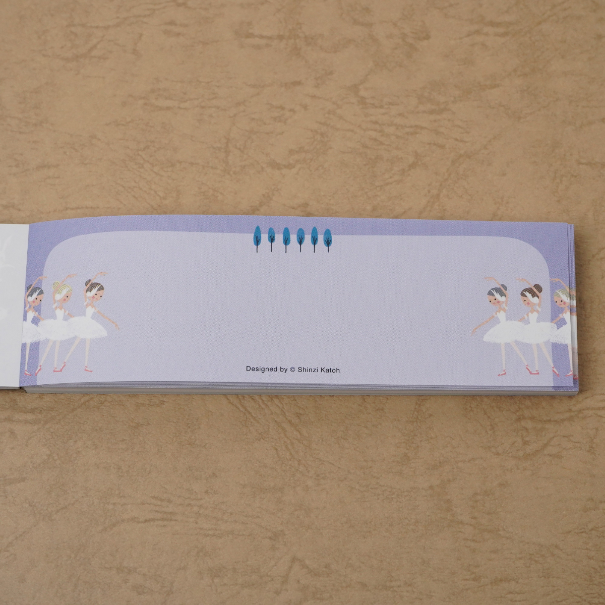 木野瀬印刷　一筆メモ　バレエシアター　白鳥の湖