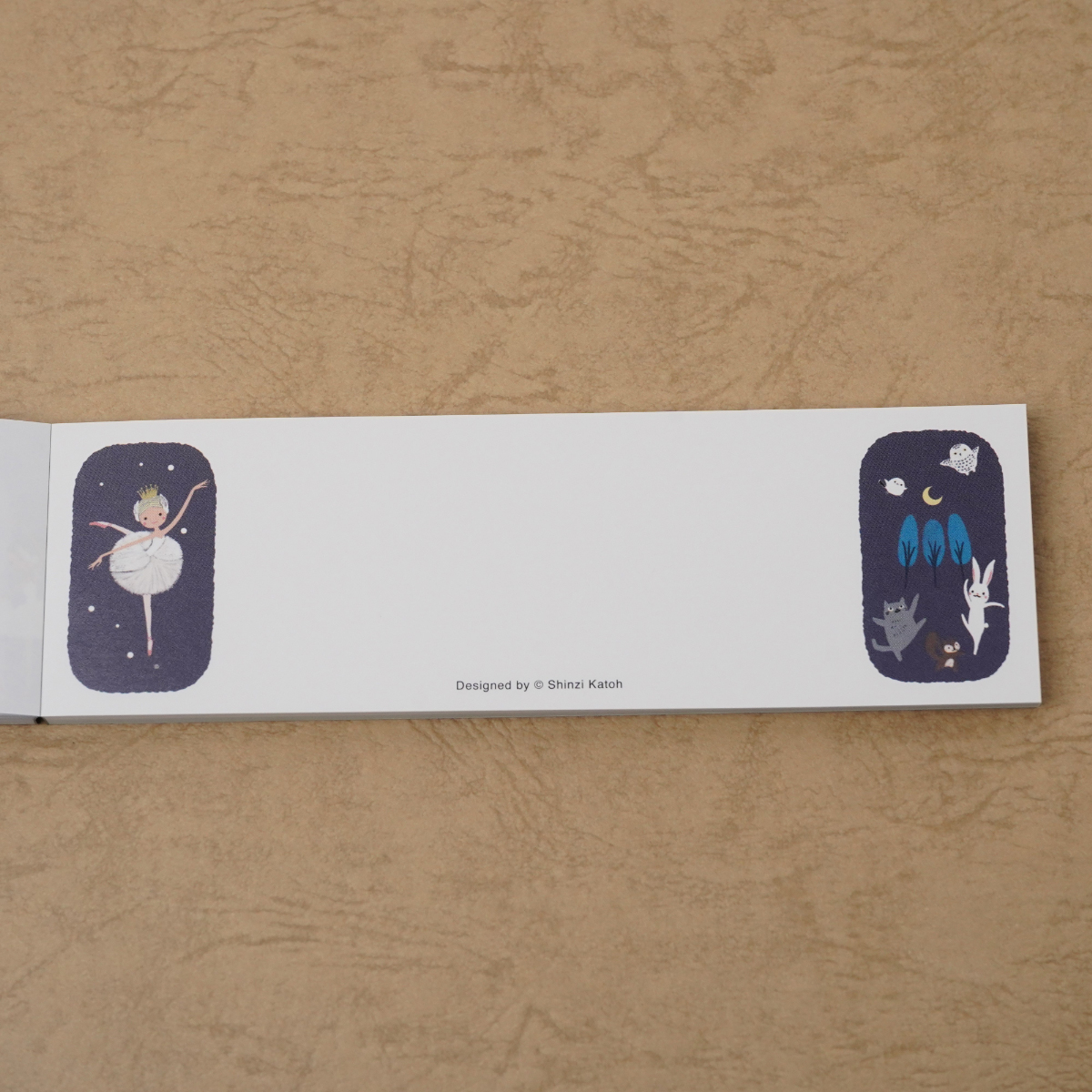 木野瀬印刷　一筆メモ　バレエシアター　白鳥の湖