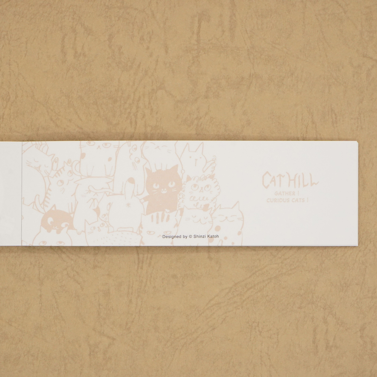 木野瀬印刷　一筆メモ　キャットヒル　グリーン