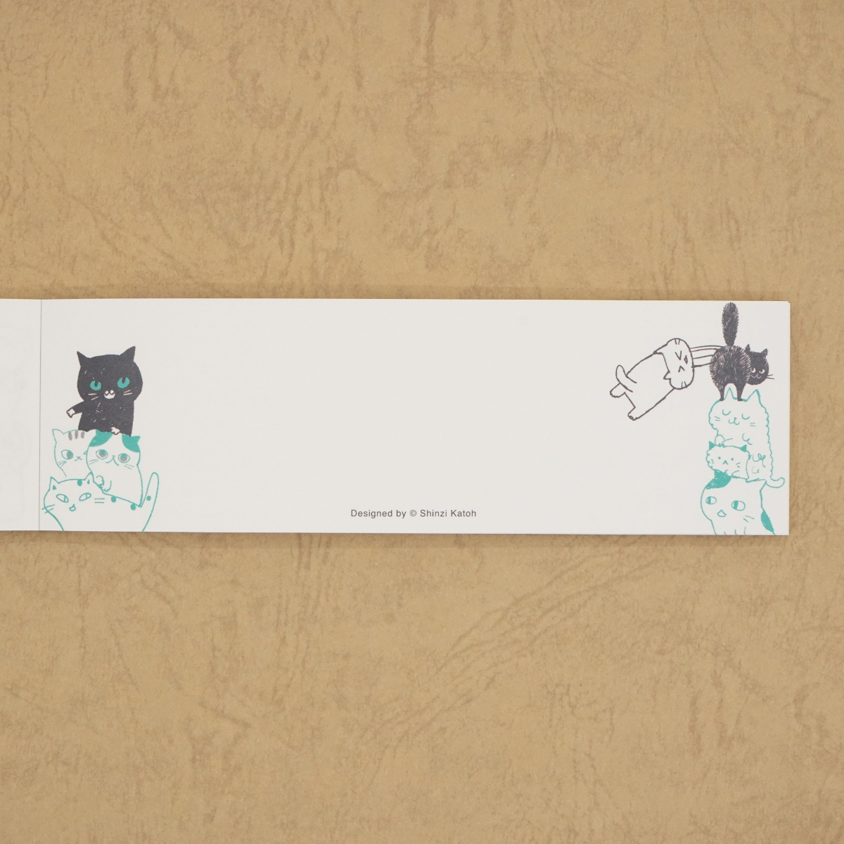 木野瀬印刷　一筆メモ　キャットヒル　イエロー