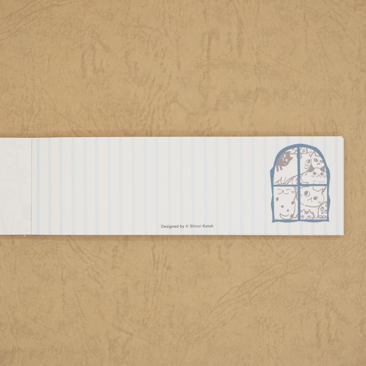 木野瀬印刷　一筆メモ　キャットヒル　ブラック