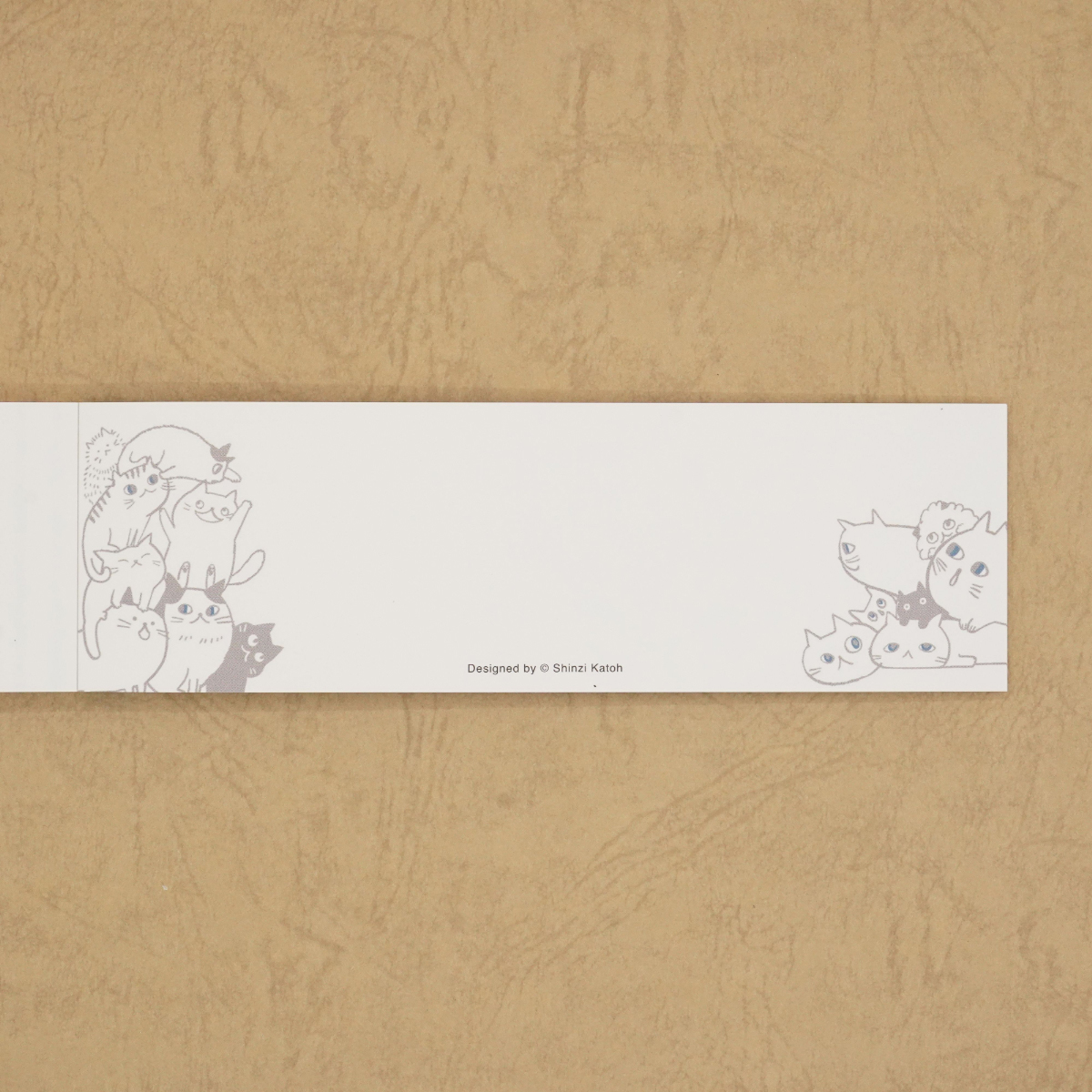 木野瀬印刷　一筆メモ　キャットヒル　ブラック