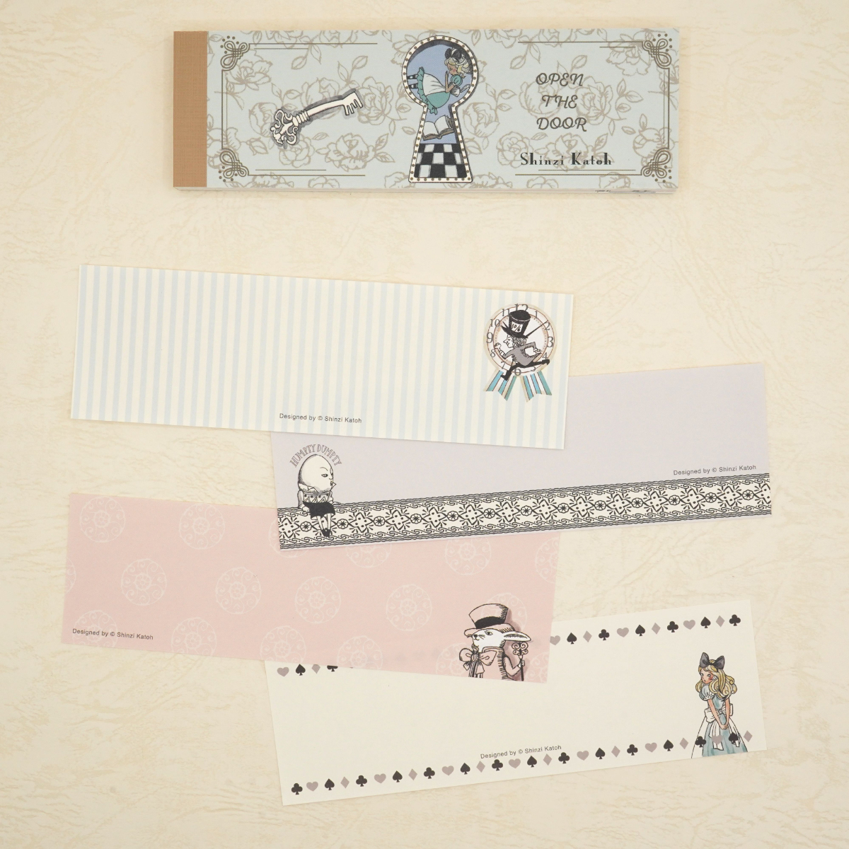 木野瀬印刷　一筆メモ　アリス　ＯＰＥＮ　ＴＨＥ　ＤＯＯＲ