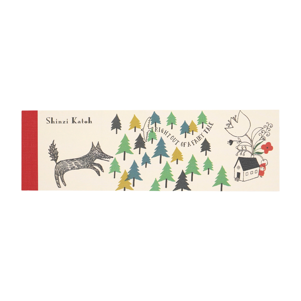 木野瀬印刷　一筆メモ　赤ずきん　狼とかくれんぼ