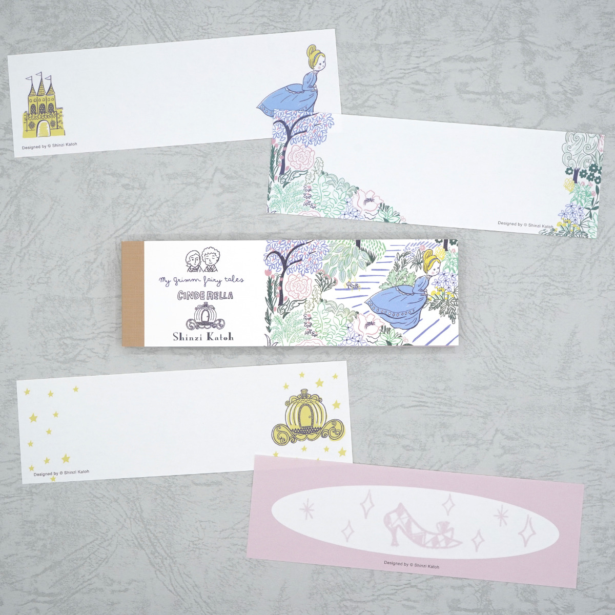 木野瀬印刷　一筆メモ　グリム童話　シンデレラ