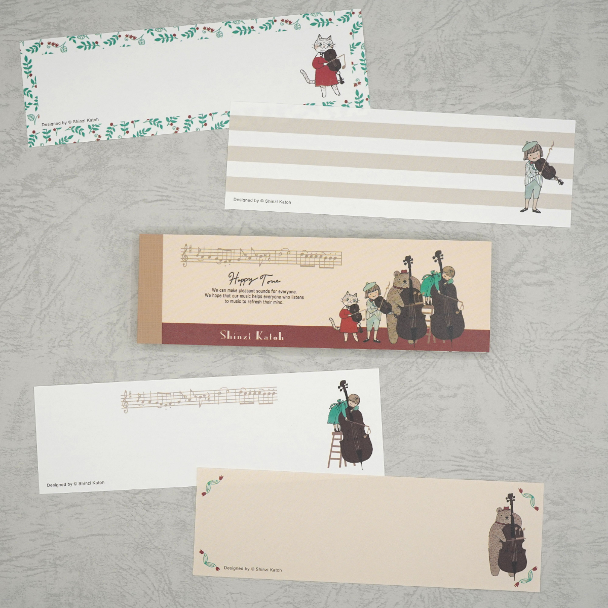 木野瀬印刷　一筆メモ　アイネクライネ　Ｈａｐｐｙ　Ｔｏｎｅ