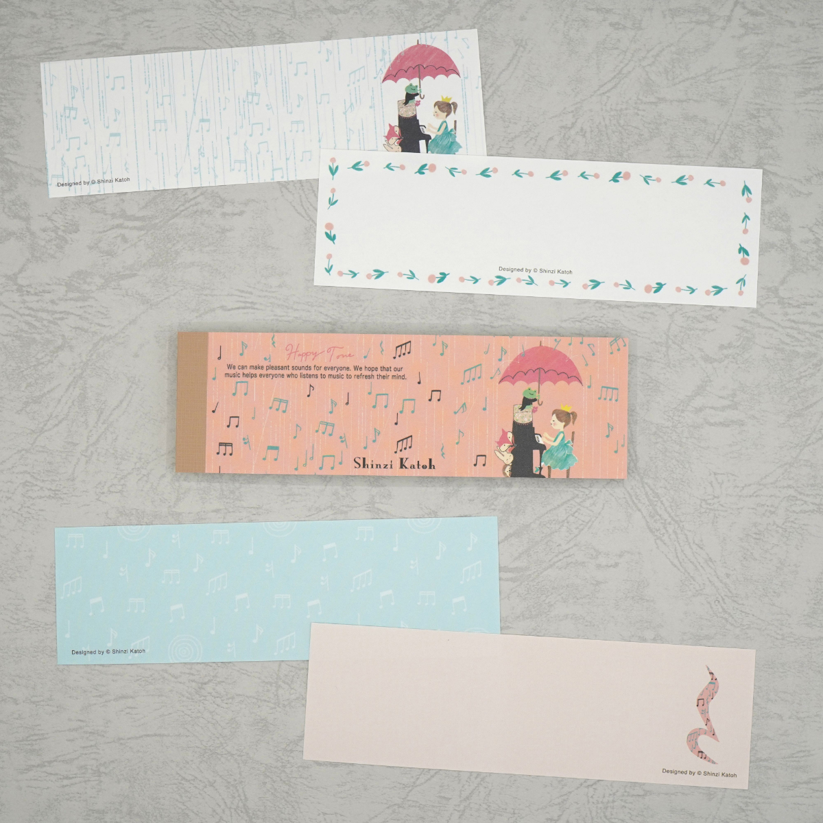 木野瀬印刷　一筆メモ　セレナーデ　Ｈａｐｐｙ　Ｔｏｎｅ