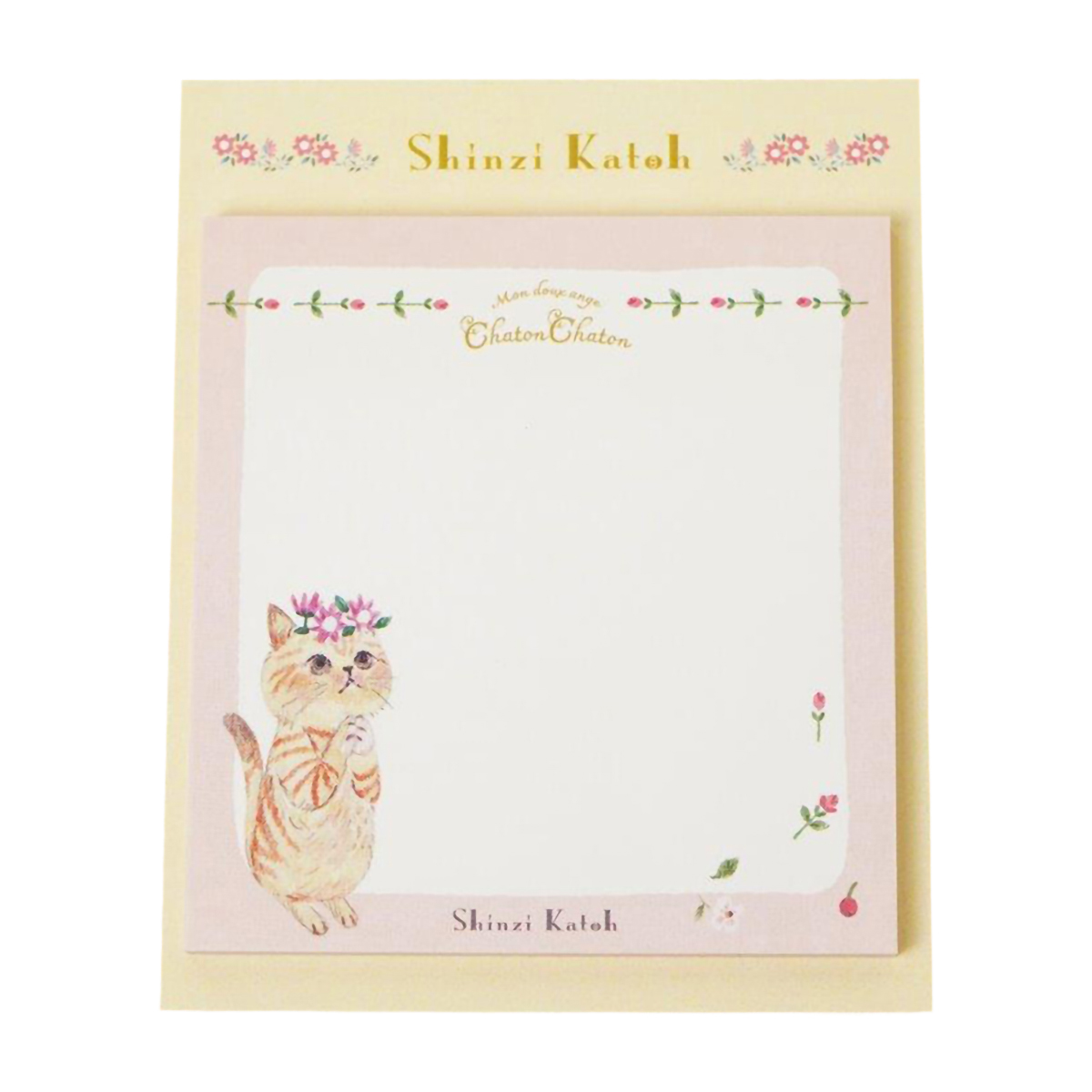 木野瀬印刷　付箋　Ｃｈａｔｏｎ　Ｃｈａｔｏｎ　花の冠
