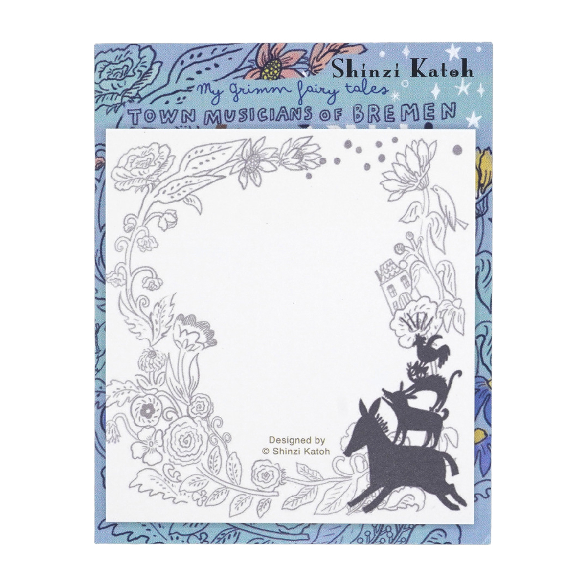 木野瀬印刷　付箋　グリム童話　ブレーメンの音楽隊ＩＩ