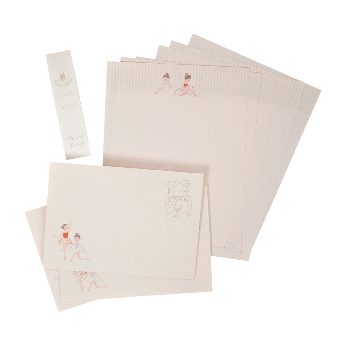 木野瀬印刷　レターセット　バレエ　プリエ