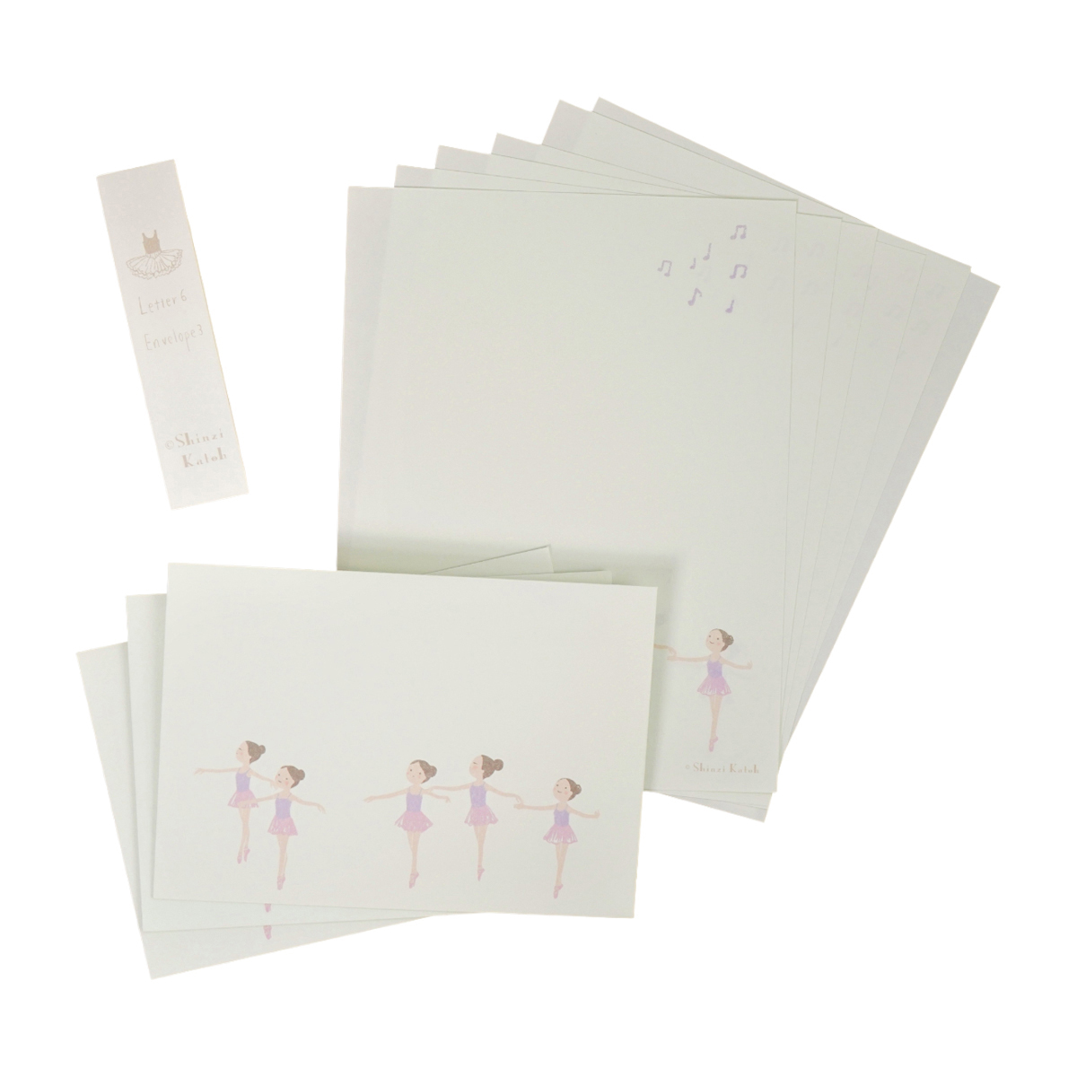 木野瀬印刷　レターセット　バレエ　スー・シュー