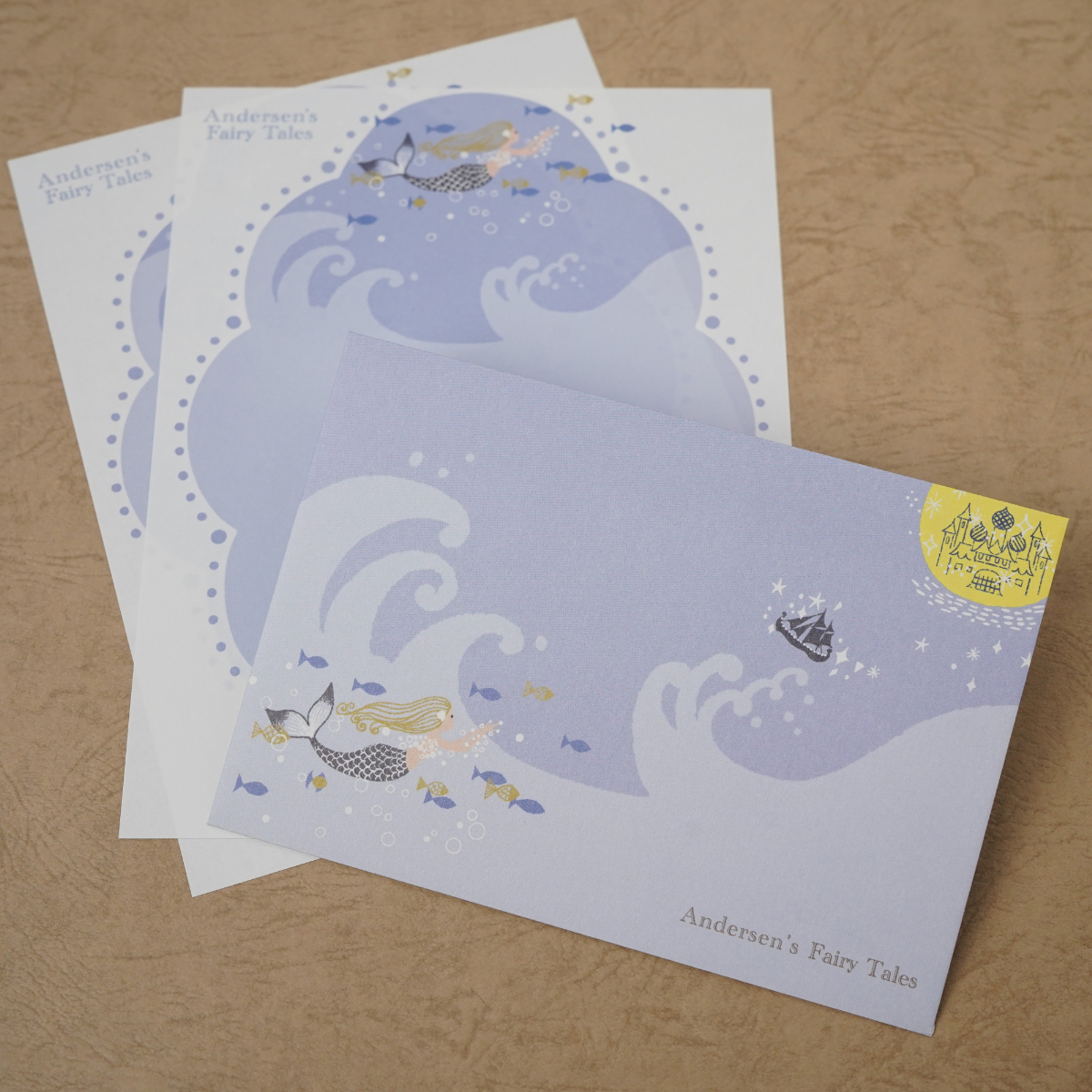 木野瀬印刷　レターセット　アンデルセン童話　人魚の姫