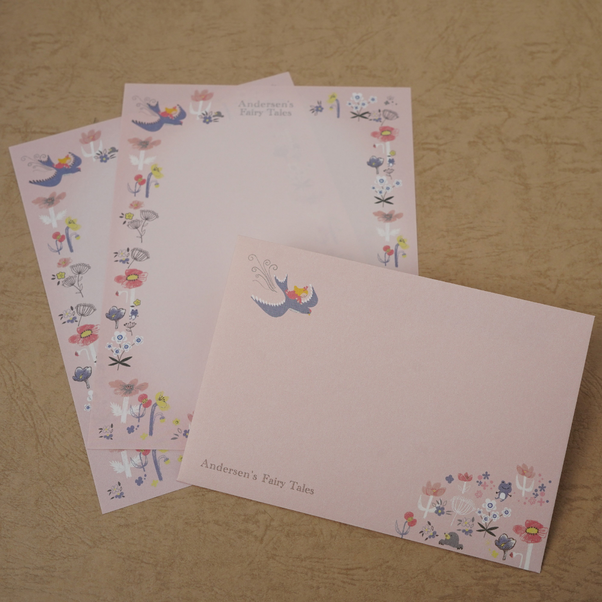 木野瀬印刷　レターセット　アンデルセン童話　おやゆび姫