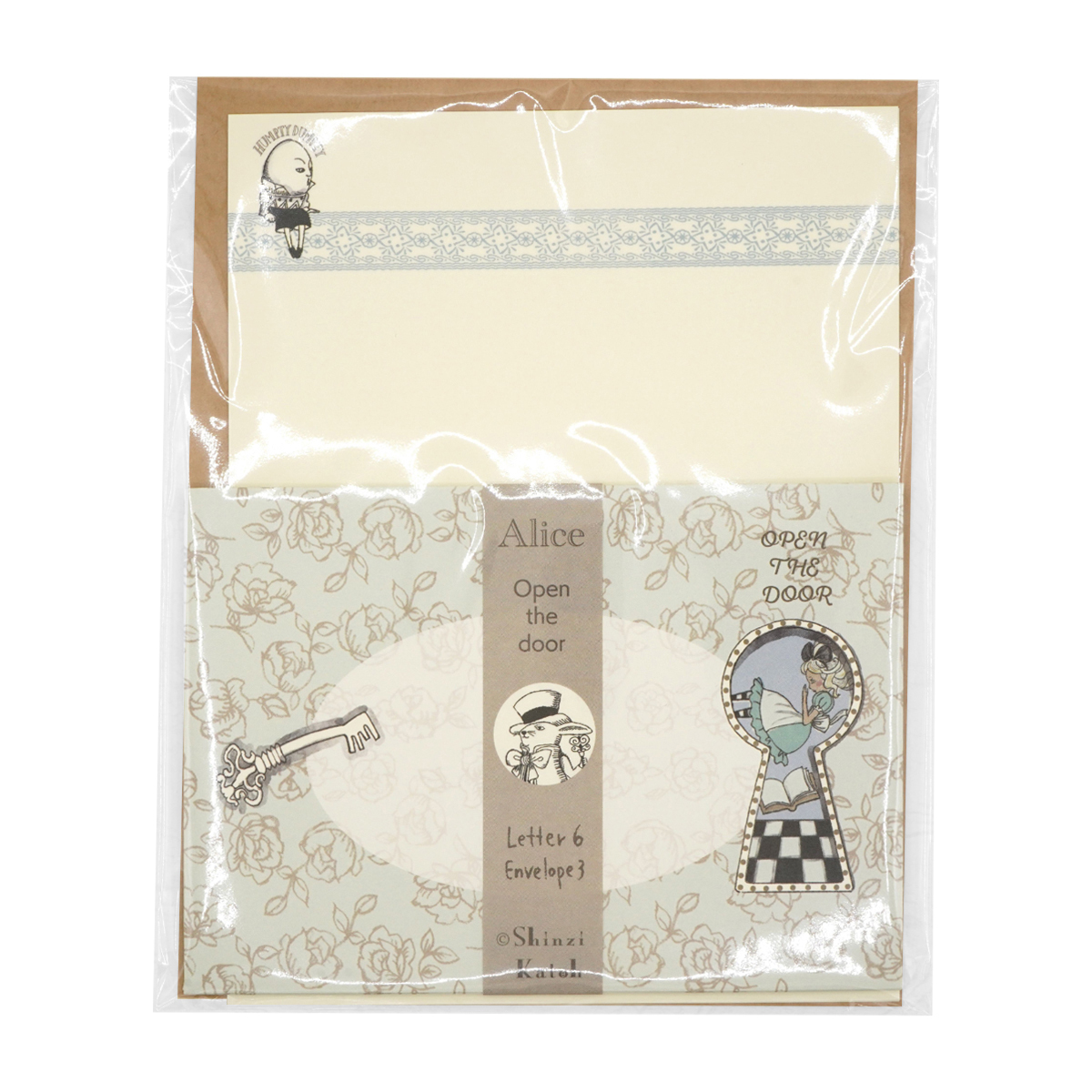 木野瀬印刷　レターセット　アリス　ＯＰＥＮ　ＴＨＥ　ＤＯＯＲ