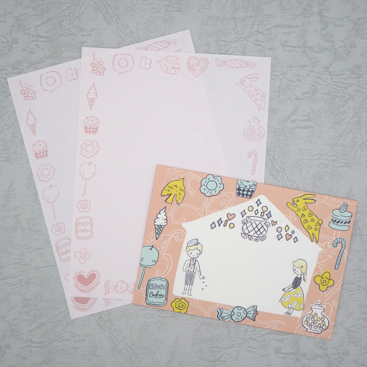 木野瀬印刷　レターセット　グリム童話　ヘンゼルとグレーテルＩＩ