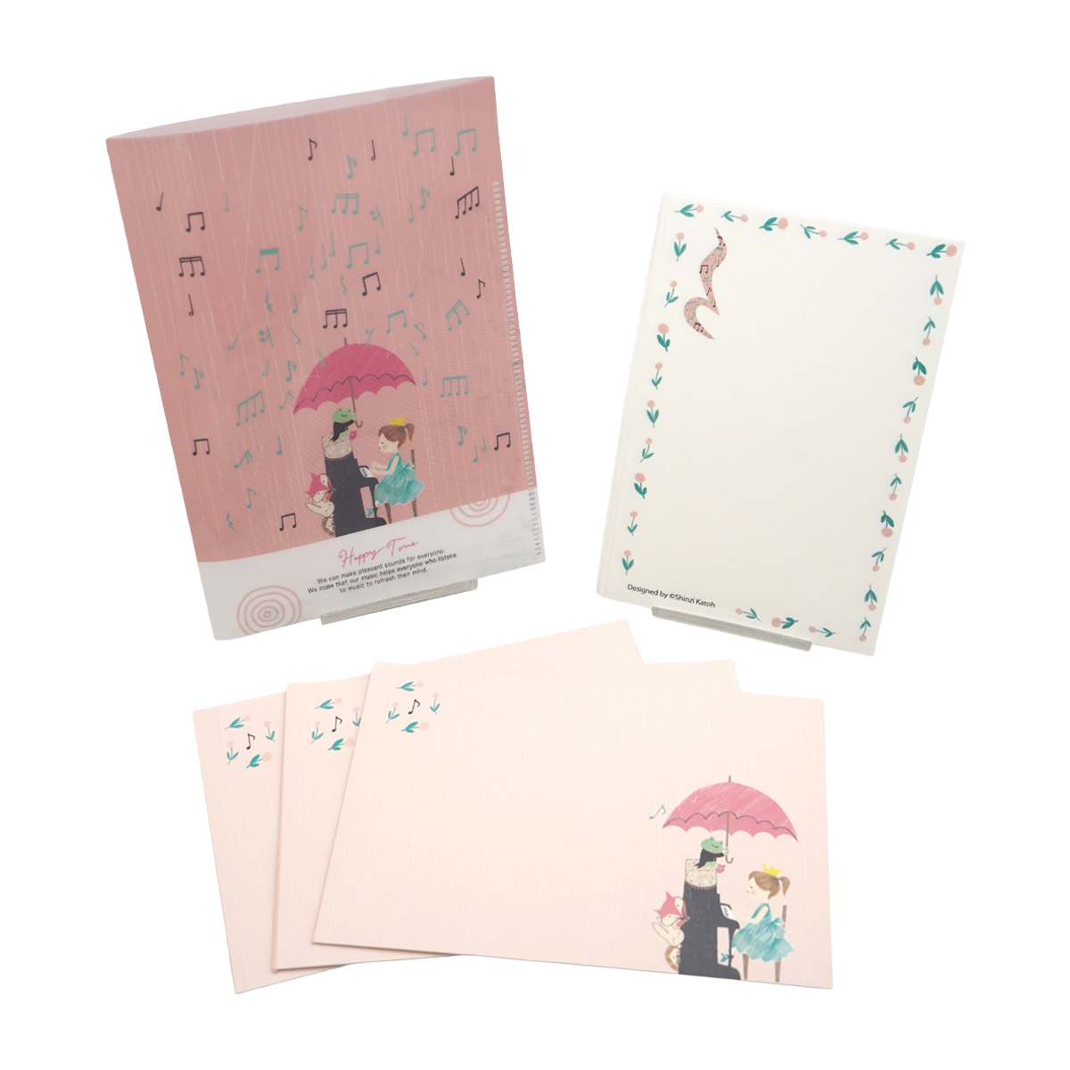 木野瀬印刷　ファイル付レターセット　Ｈａｐｐｙ　Ｔｏｎｅ　セレナーデ