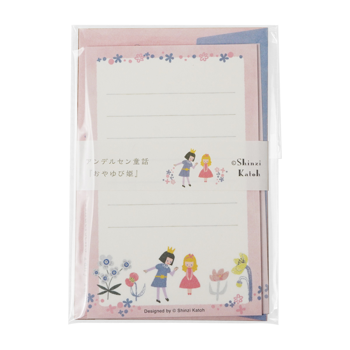 木野瀬印刷　ミニレターセット　アンデルセン童話　おやゆび姫