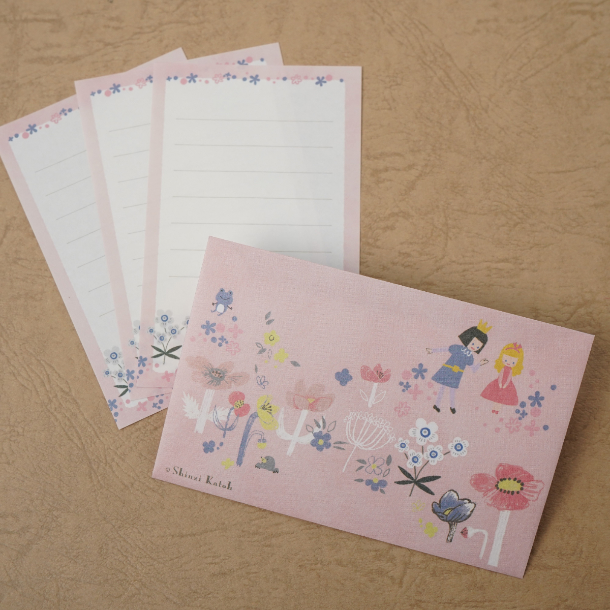 木野瀬印刷　ミニレターセット　アンデルセン童話　おやゆび姫