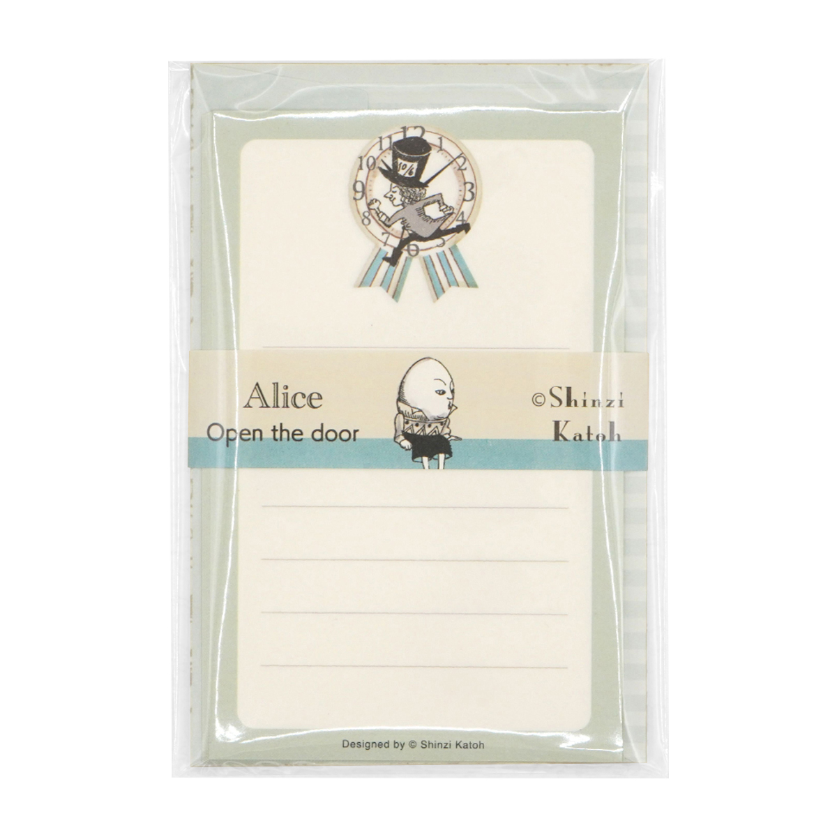 木野瀬印刷　ミニレターセット　アリス　ＯＰＥＮ　ＴＨＥ　ＤＯＯＲ