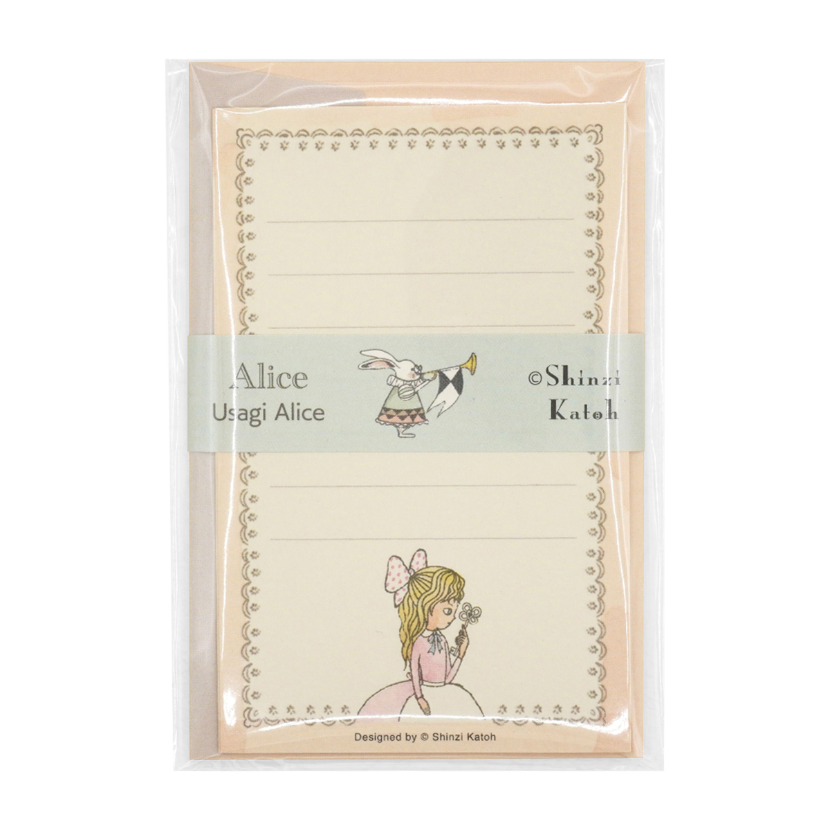 木野瀬印刷　ミニレターセット　アリス　ＤＲＩＮＫ　ＭＥ
