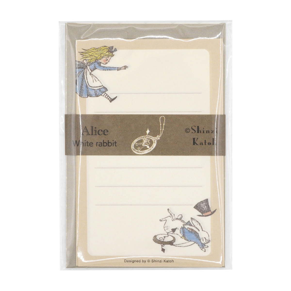 木野瀬印刷　ミニレターセット　アリス　ＷＯＮＤＥＲ　ＬＡＮＤ
