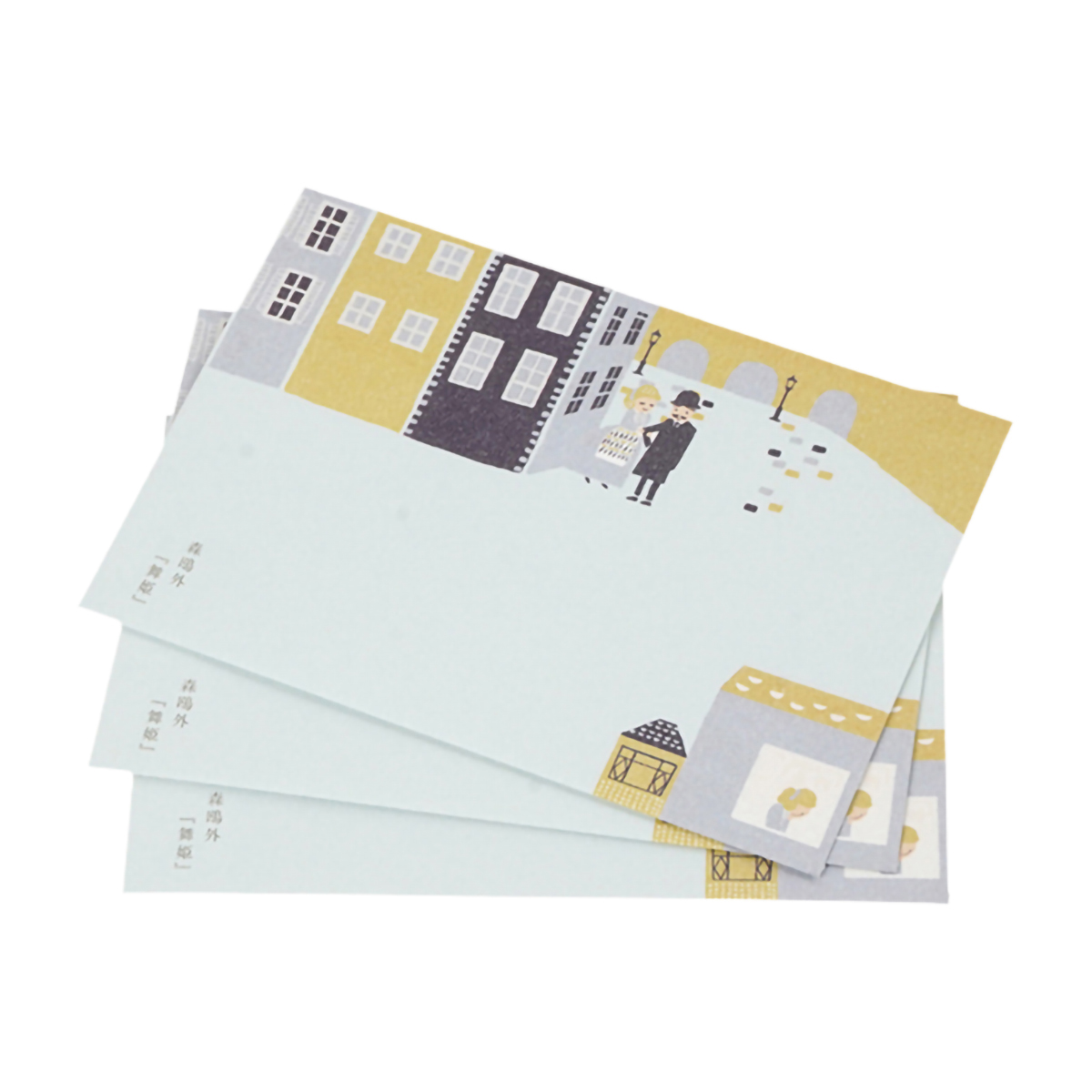 木野瀬印刷　レター封筒　文学を歩く　『舞姫』　森鴎外