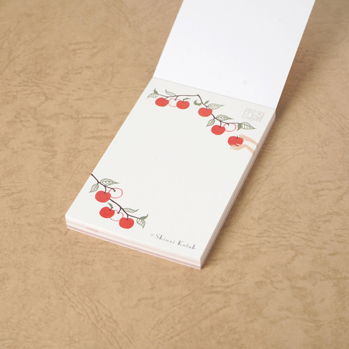 木野瀬印刷　メモ帳　文学を歩く　『初恋』　島崎藤村