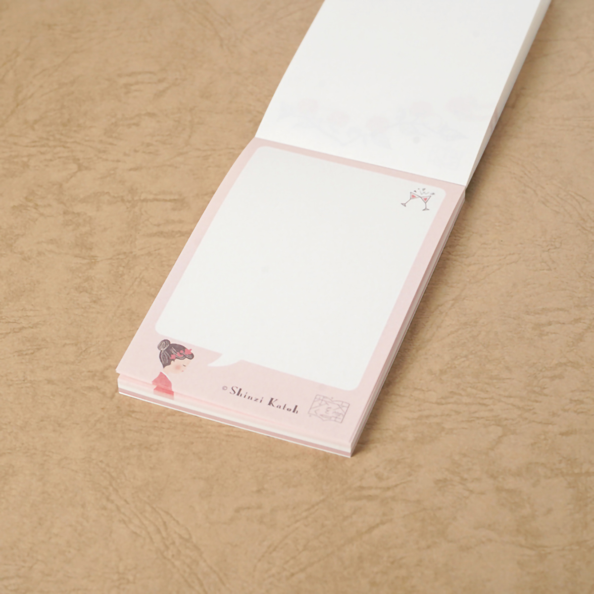 木野瀬印刷　メモ帳　文学を歩く　『初恋』　島崎藤村