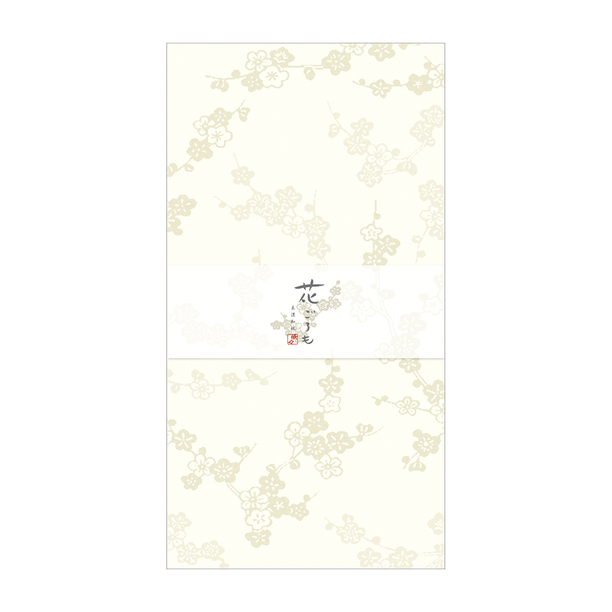 古川紙工　封筒　枝梅　美濃和紙花ごろも