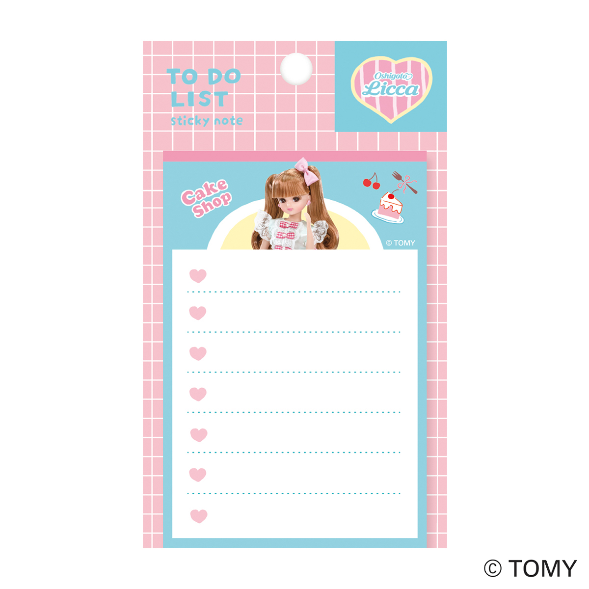 古川紙工　付箋　ケーキショップ　リカちゃん