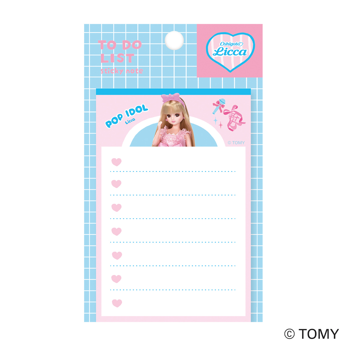 古川紙工　付箋　アイドル　リカちゃん