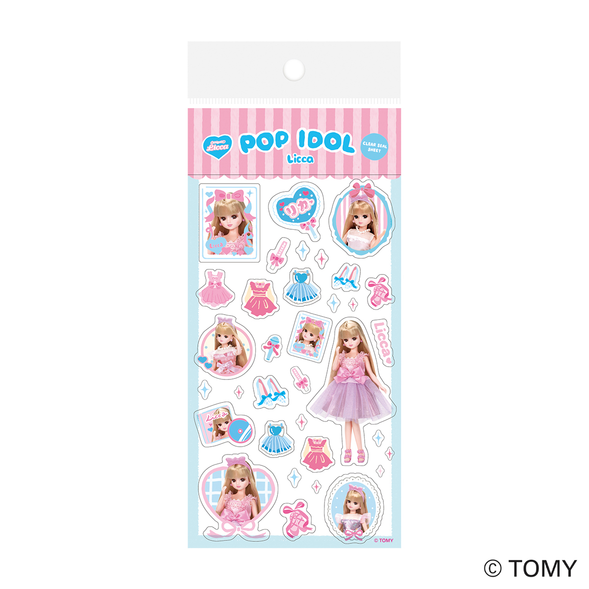 古川紙工　透明シールシート　アイドル　リカちゃん