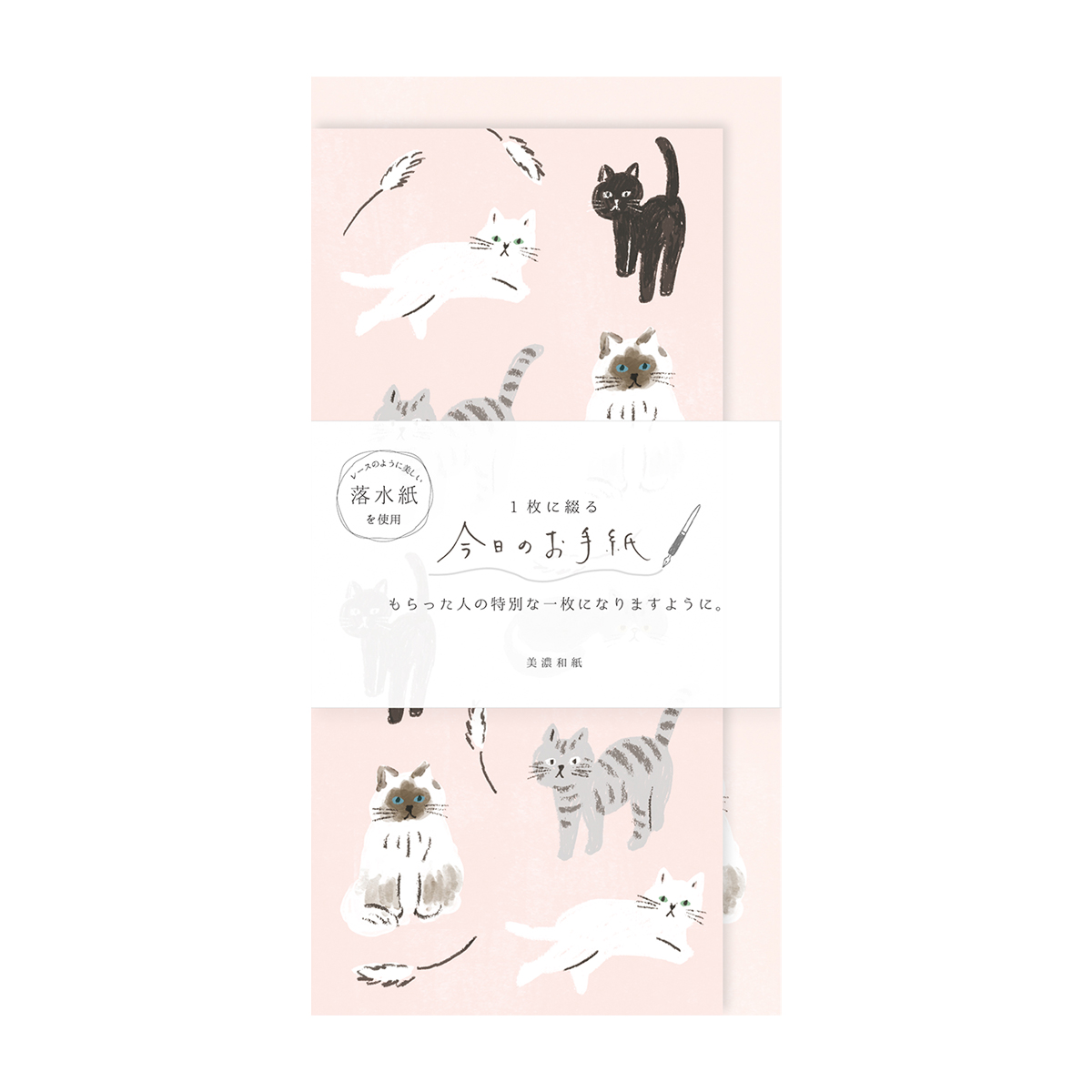 古川紙工　今日のお手紙　ねこ