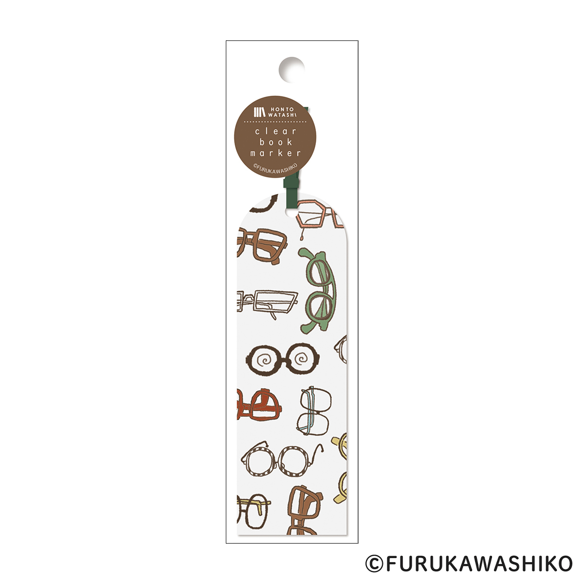 古川紙工　クリアブックマーカー　眼鏡　ＨＯＮＴＯＷＡＴＡＳＨＩ