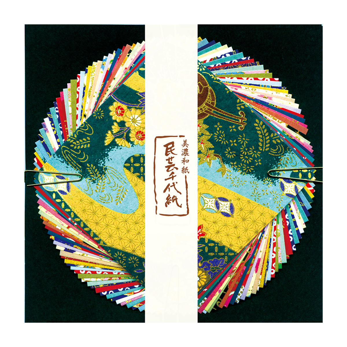 古川紙工　民芸千代紙　中　４０枚入