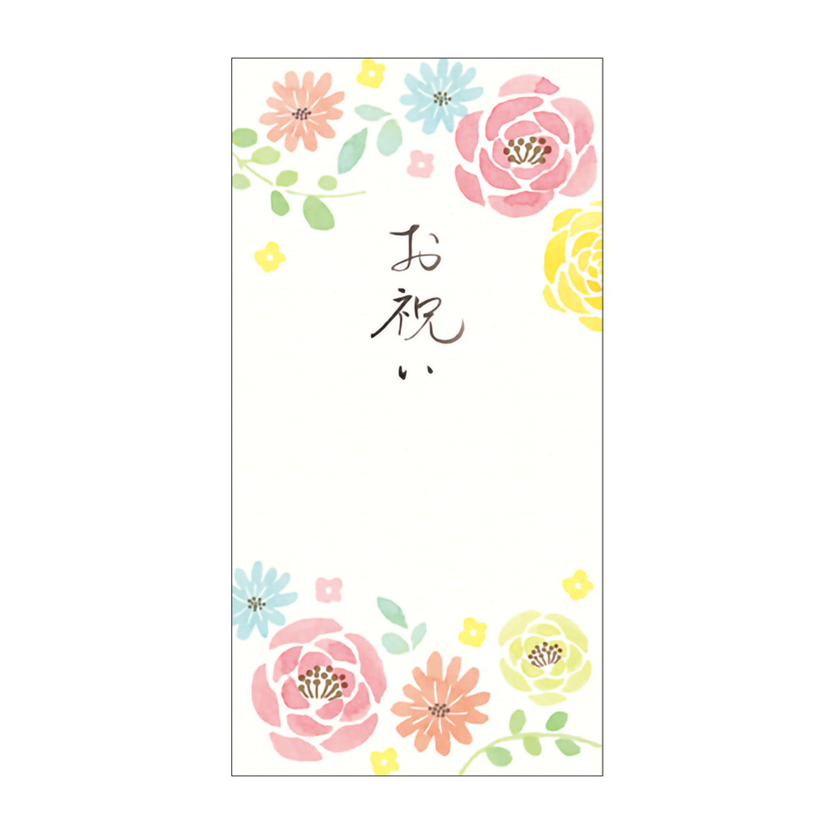 古川紙工　美濃和紙のし袋　Ｆｌｏｗｅｒ　お祝い