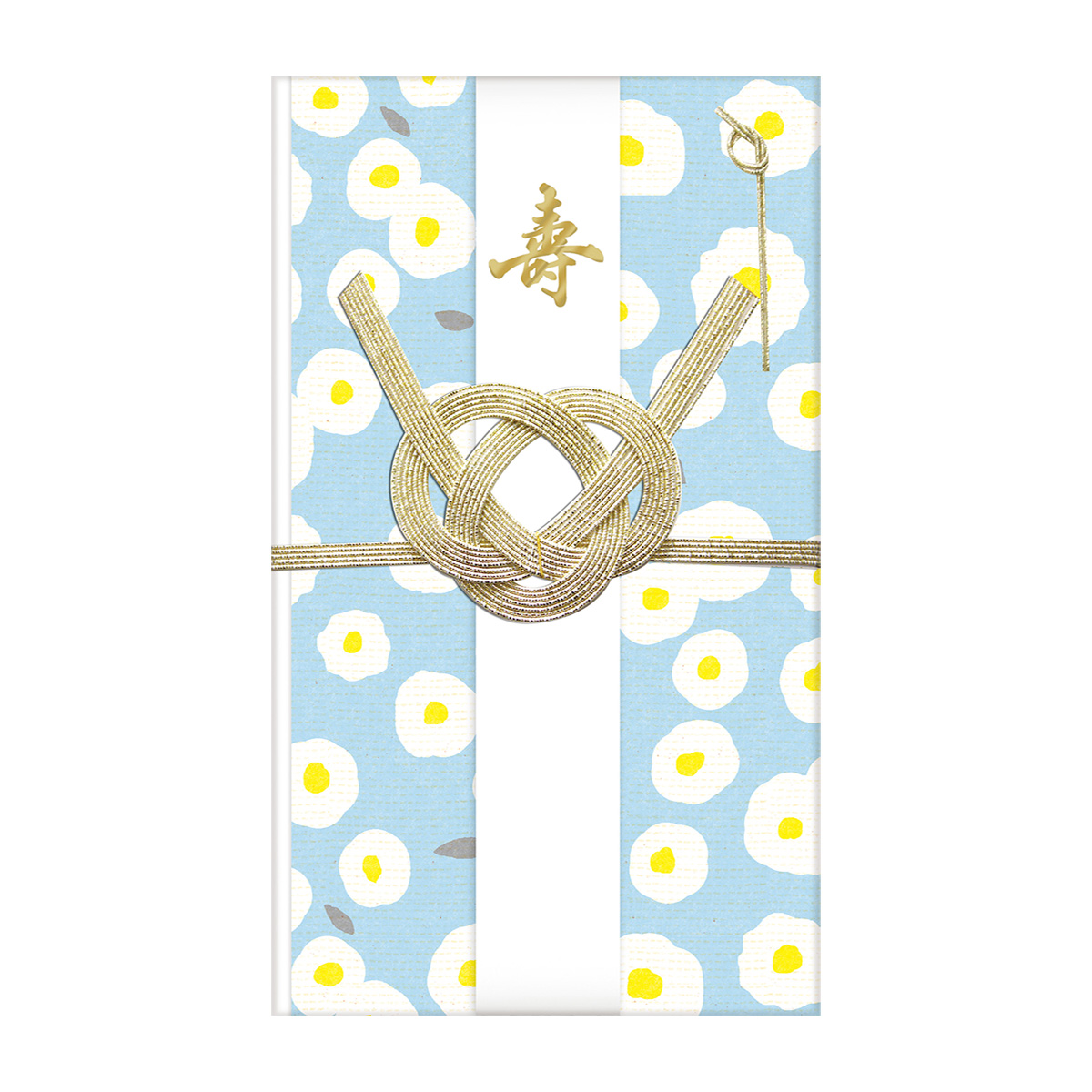 古川紙工　暮らしを彩る祝儀袋　フラワー／ホワイト　