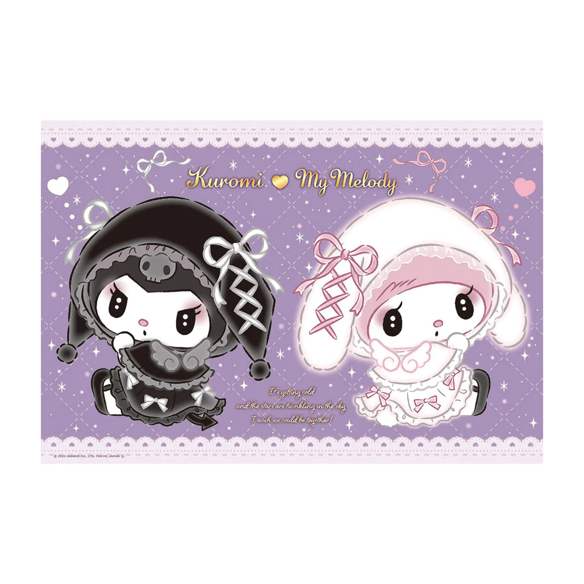 【ジグソーパズル】　ビバリー　サンリオキャラクターズ　クロミ・マイメロディ　月夜のエンジェルコーデ