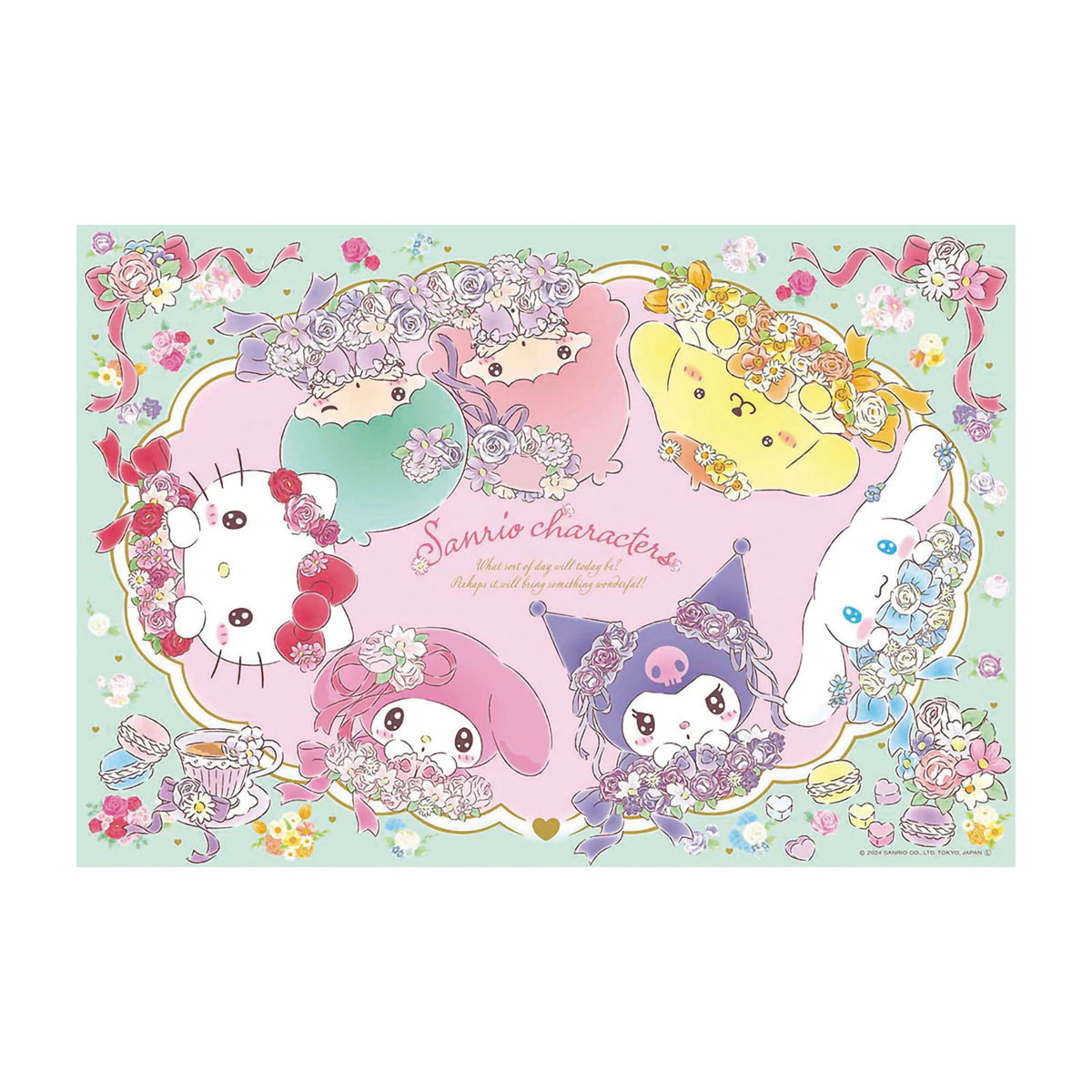 【ジグソーパズル】　ビバリー　サンリオキャラクターズ　フラワーティータイム