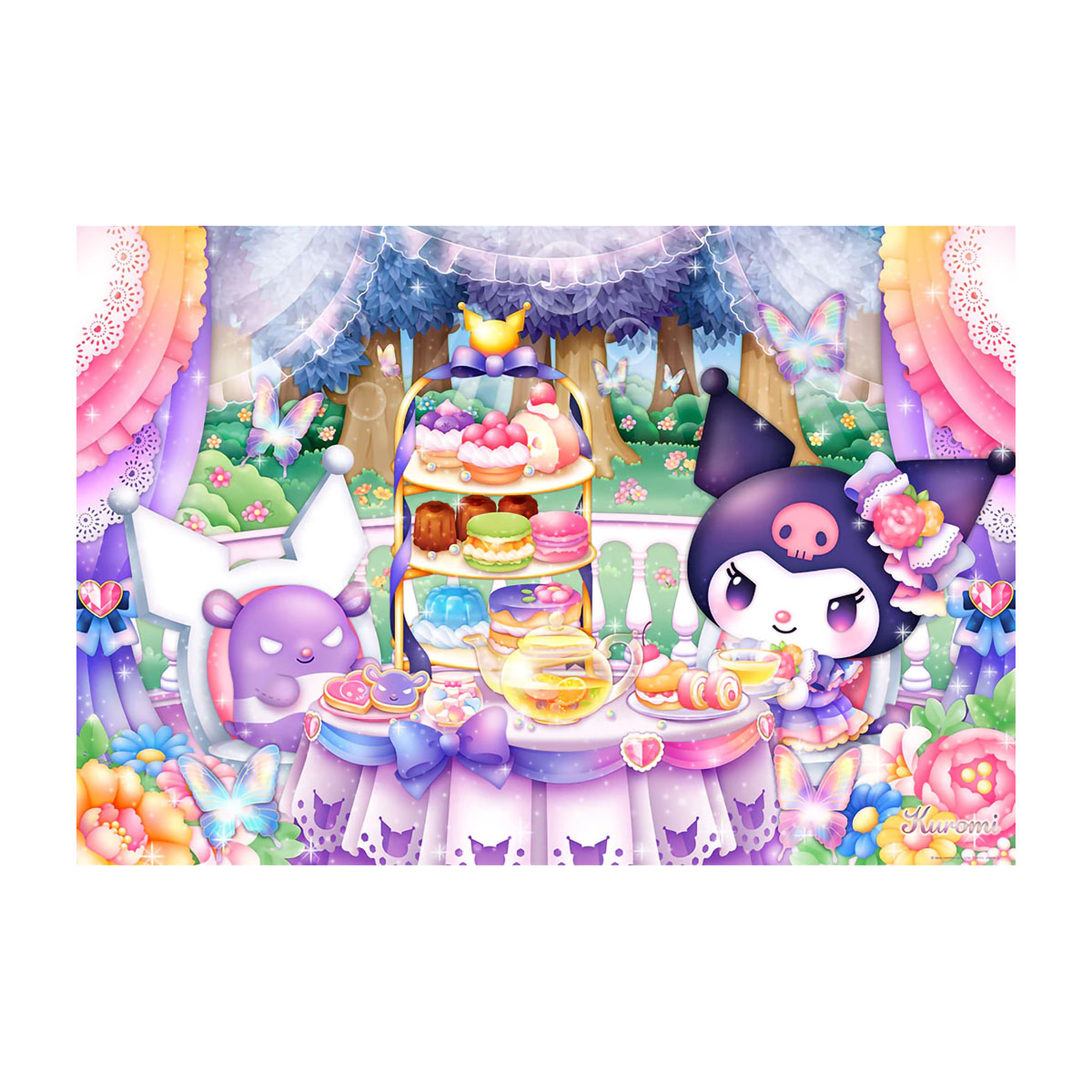 【ジグソーパズル】　ビバリー　サンリオキャラクターズ　クロミ　森のティータイム