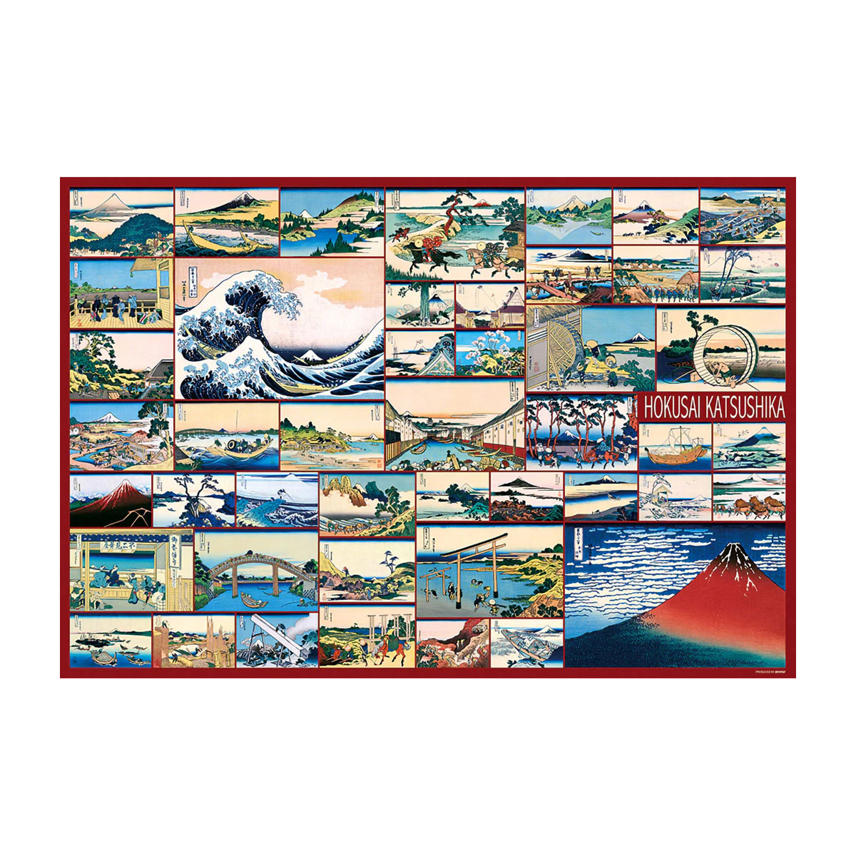 【ジグソーパズル】　ビバリー　葛飾北斎　冨嶽三十六景コレクション