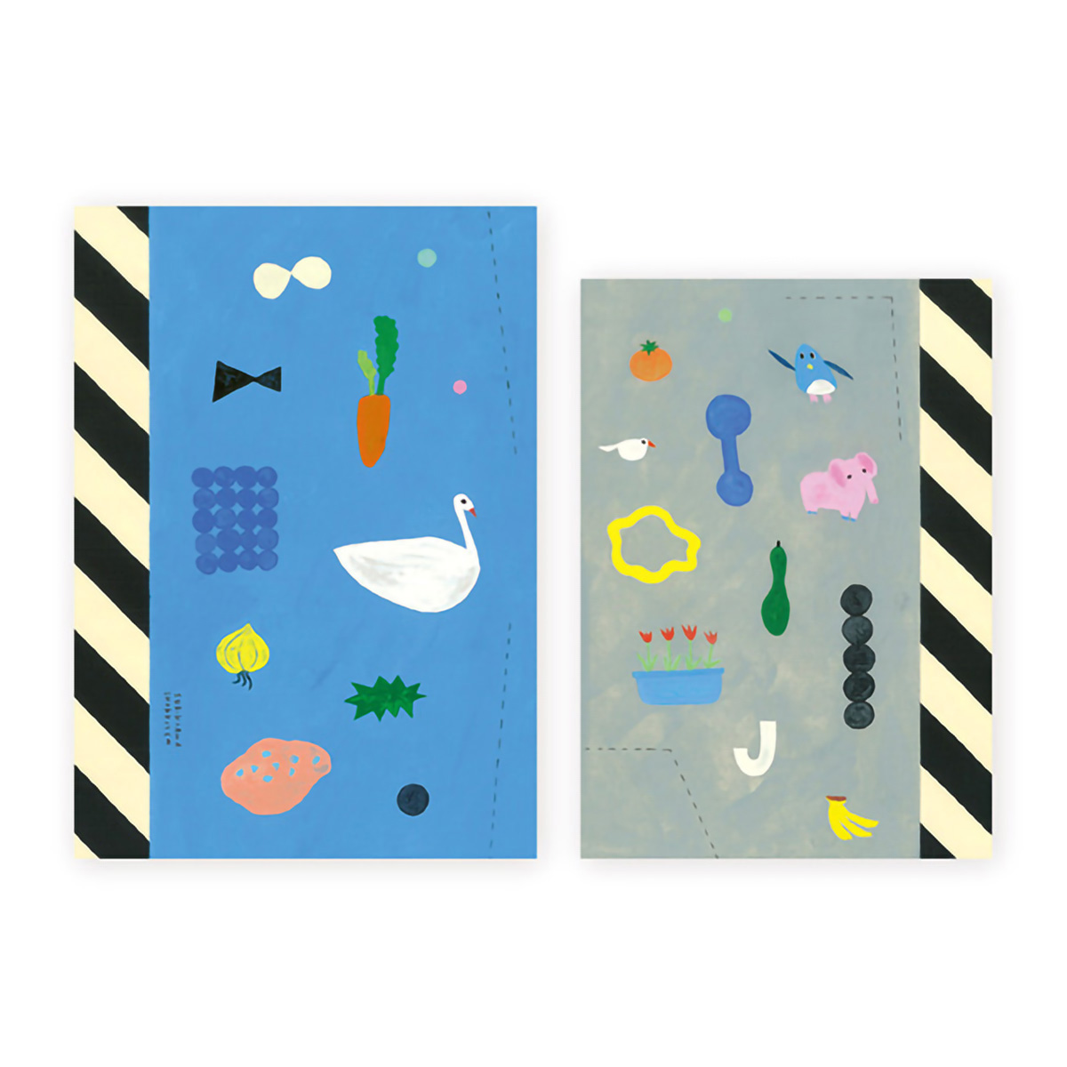 表現社 cozyca products ｜Subikiawa. スタンプノート「Life_Objects」 | かぜとゆきオンラインショップ