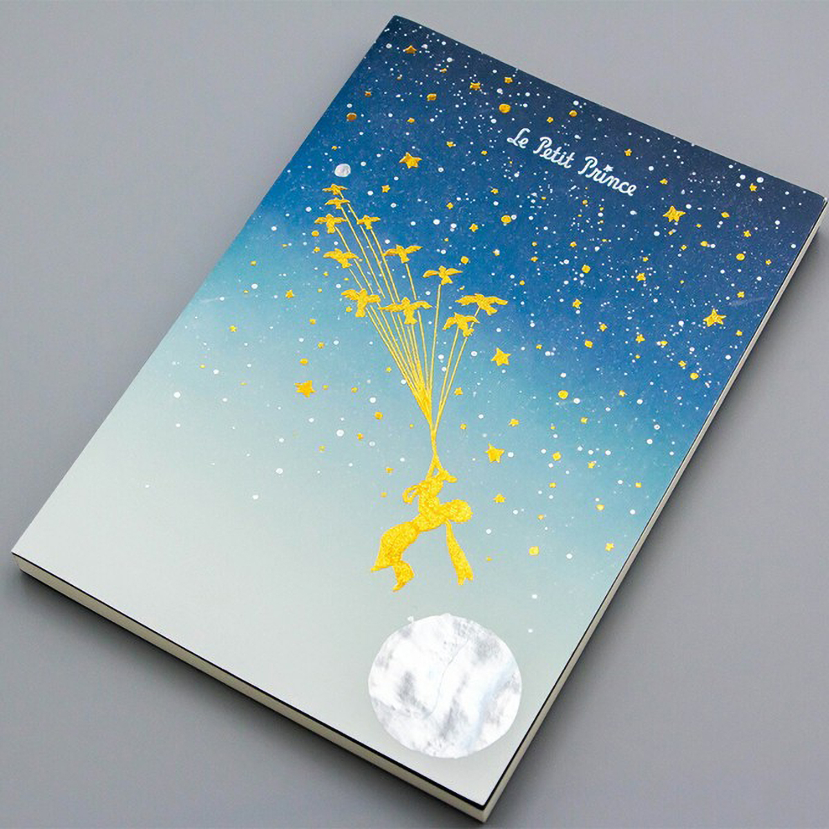 ROKKAKU】 箔押しノート（文庫本サイズ） 星の王子さま 「渡り鳥」1冊