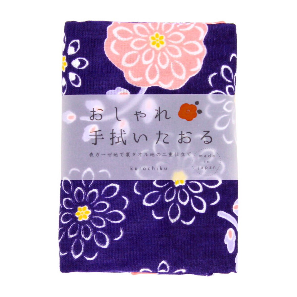 京都くろちく おしゃれ手拭いたおる 草花シリーズ | かぜとゆき