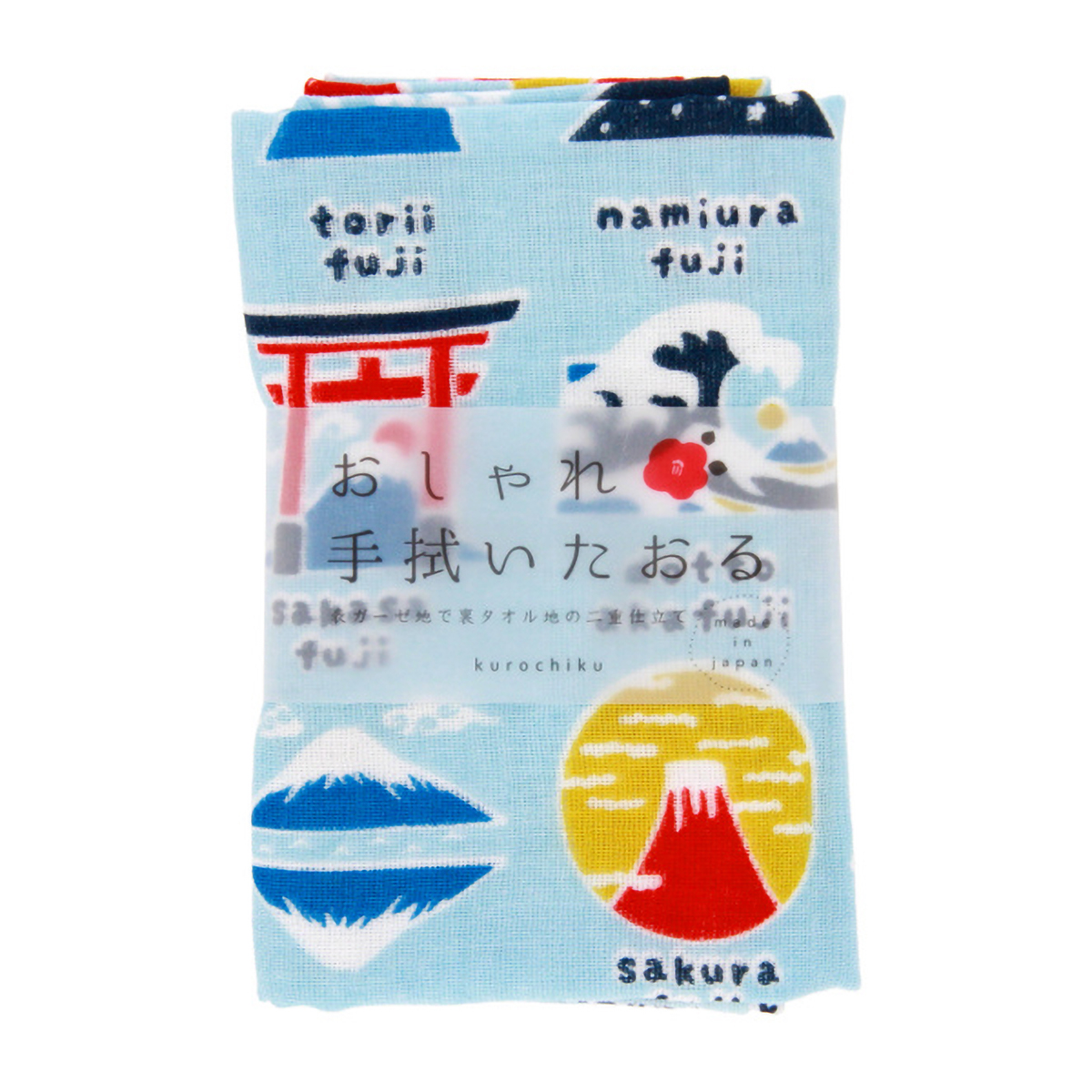 京都くろちく おしゃれ手拭いたおる 和モチーフ | かぜとゆき