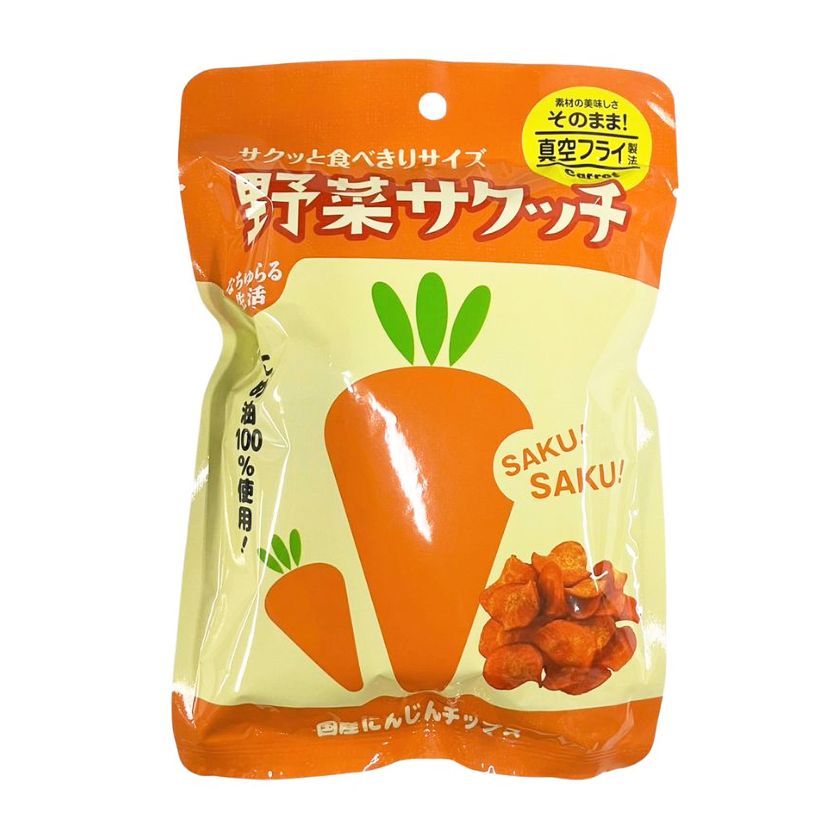 野菜サクッチ 国産にんじんチップス 19g