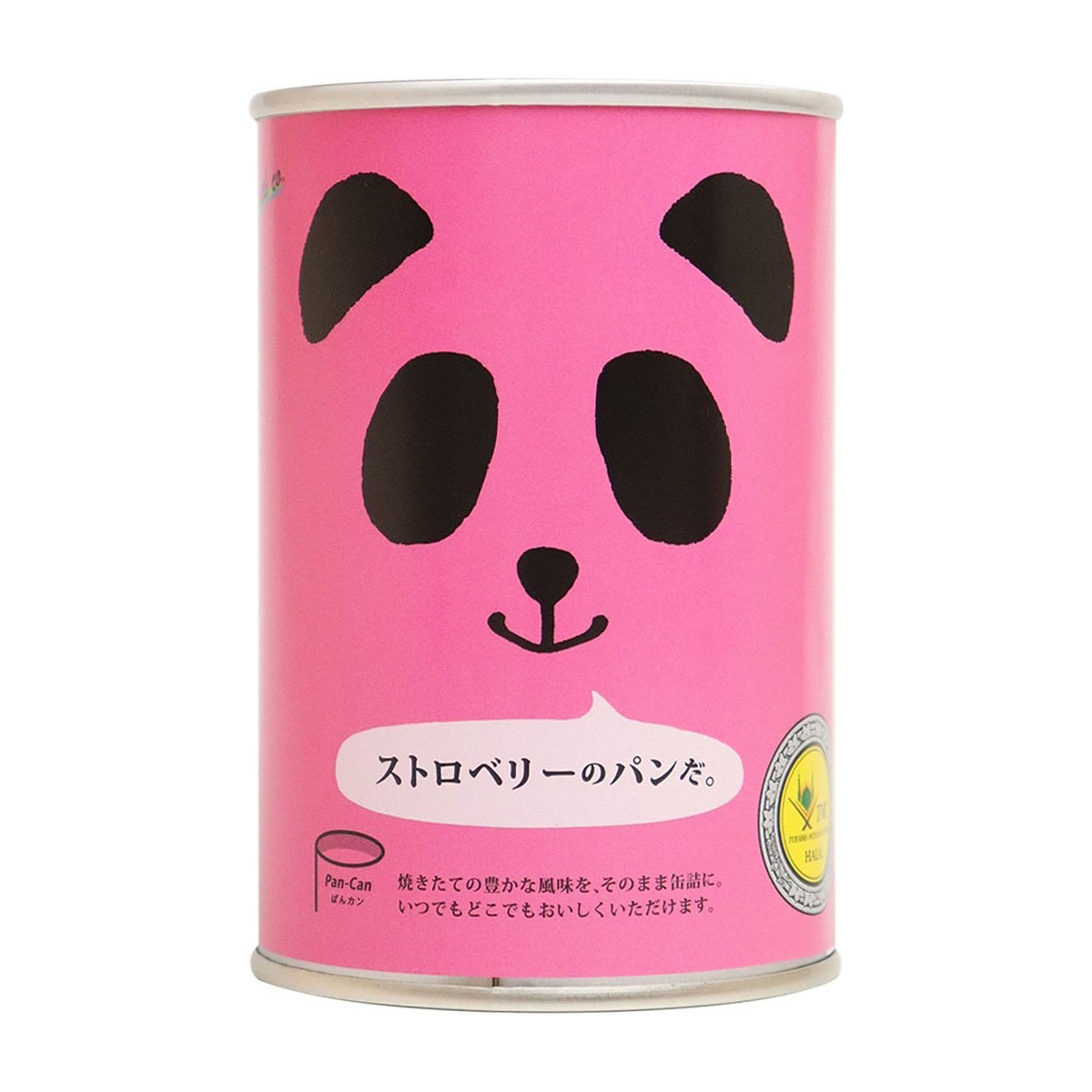 パンだ缶　ストロベリーのパンだ