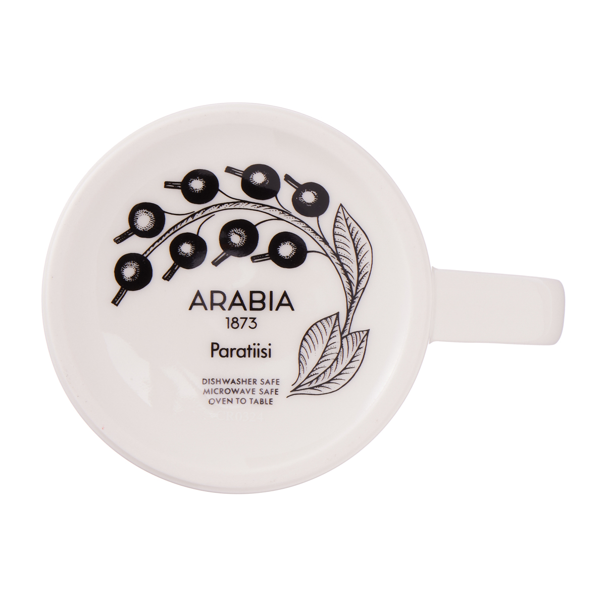 ARABIA　パラティッシマグカップ0.35Ｌカラー