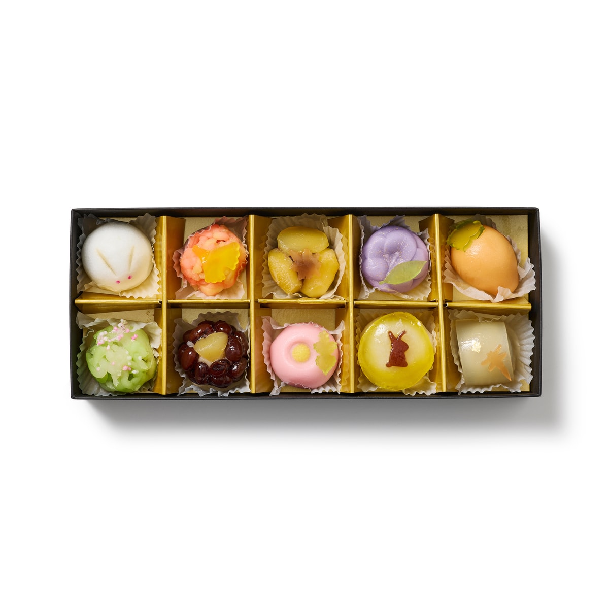 冷凍】福田屋 ミニ和菓子セット10個入［秋］ | かぜとゆきオンライン
